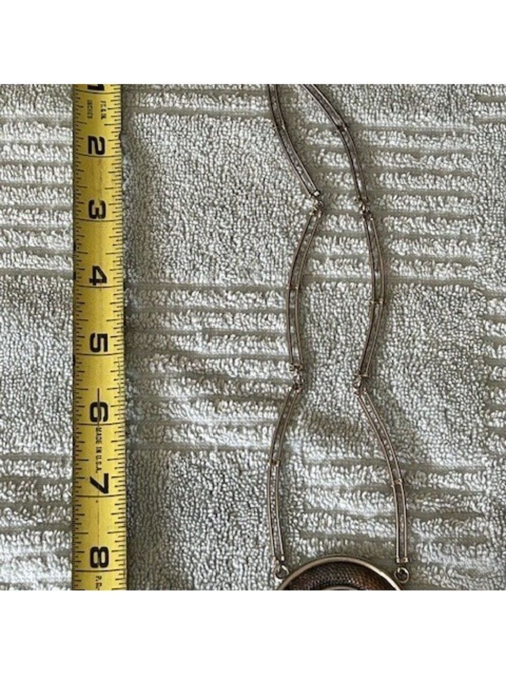 Wilma Spagli silver and animal print necklace - Picture 2 of 3